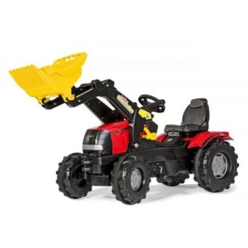 Rollytoys Farmtrac Case Puma pedáltraktor homlokrakodóval