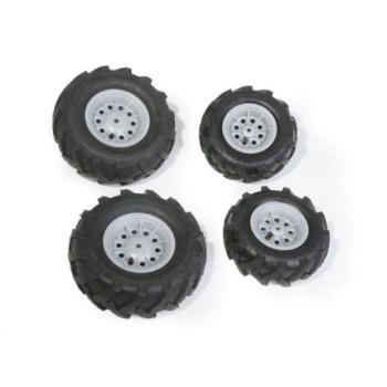 Rollytoys Felfújható gumik traktorokhoz Junior, Farmtrac - szürke kép