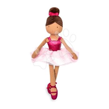 Rongybaba Isadora My Little Ballerina Jolijou 35 cm rózsaszín ruha szoknyácskával puha textilből 4 évtől kép