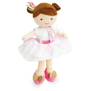 Rongybaba Ombelline Princess Lady Jolijou 30 cm barna hajkoronával fehér ruhácskában 5 évtől kép