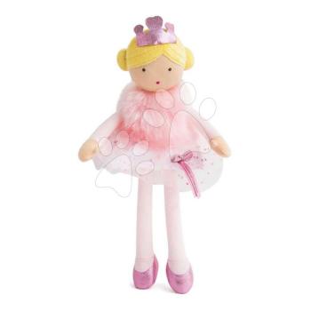 Rongybaba Orianne Little Precious Jolijou 30 cm rózsaszín ruhában koronával puha textilből 4 évtől kép