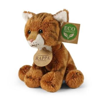 Rozsdás plüss macska ülő 14 cm ECO-FRIENDLY kép