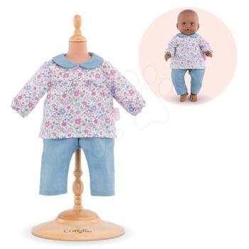 Ruha szett Blouse flower&pants Mon Grand Poupon Corolle 36 cm játékbaba részére 24 hó-tól kép