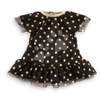 Ruhácska Little Black Dress Golden Polka Dots Ma Corolle rövid fekete 36 cm játékbabára kép