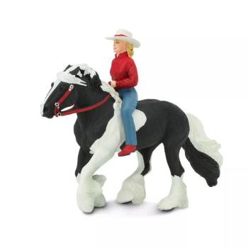 Safari Ltd. Figura - Lovas lány kép