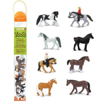 Safari® Toob Kúpok és lovasok 8 figura kép