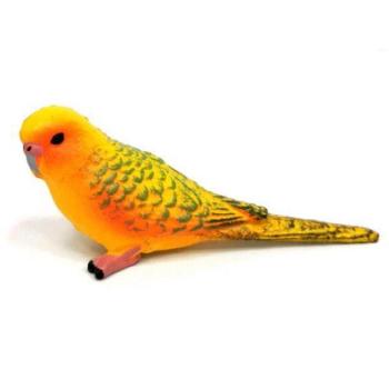 Sárga hullámos papagáj figura 7,5 cm kép