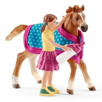 Schleich csikó takaróval