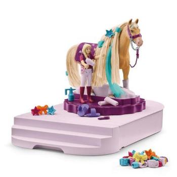 Schleich lóápoló állomás kép