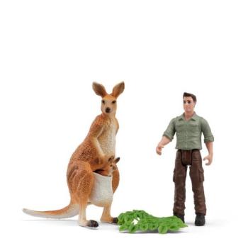 Schleich Kirándulás a kengurukkal rangerrel kép