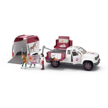 Schleich Mobil állatorvos utánfutóval