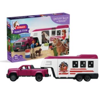Schleich Tóparti Teherautó És Utánfutó kép