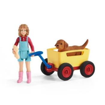 Schleich Trip egy kézi teherautóval kép