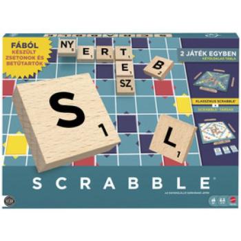 Scrabble original és társas (2 játék 1-ben) - fa kép