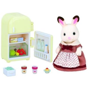 Sylvanian Families bútorok Csokoládé Nyulak - Anya hűtőszekrénnyel kép