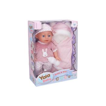 Sírós baba takaróval 35cm