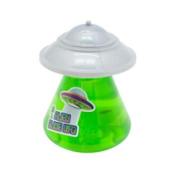 Slime színes LED lámpával és sötétben világító UFO-val kép