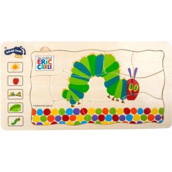 Small Foot Fa betétes puzzle éhes hernyó kép