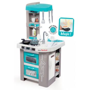 Smoby elektronikus játékkonyha Tefal Studio Bubble Smoby 311023 türkiz-szürke kép