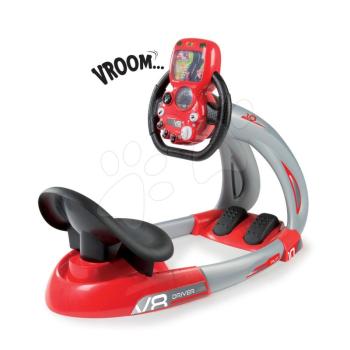 Smoby elektronikus szimulátor V8 Driver hanggal 370206 piros kép