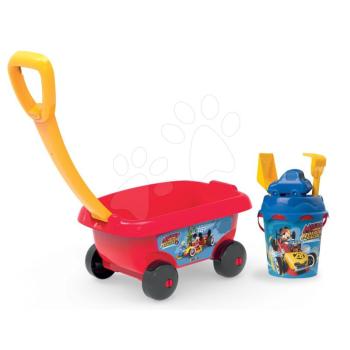 Smoby gyerek húzható kiskocsi Mickey vödör szettel 867003 kép