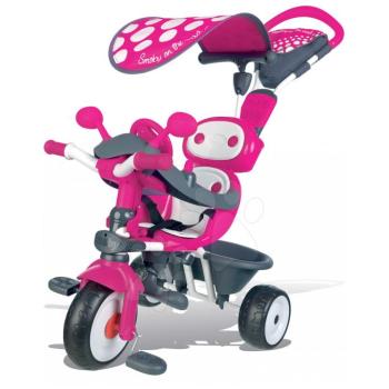 Smoby gyerek tricikli Baby Driver 740600 rózsaszín-szürke kép