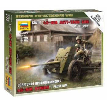 Snap Kit figurák 6112 - Szovjet ágyú 45mm (1:72) kép