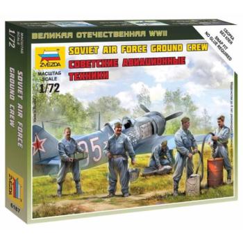 Snap Kit figurák 6187 - Szovjet légierő földi személyzet (1:72) kép