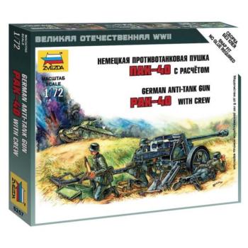 Snap Kit katonai 6257 - Pak-40 (1:72) kép