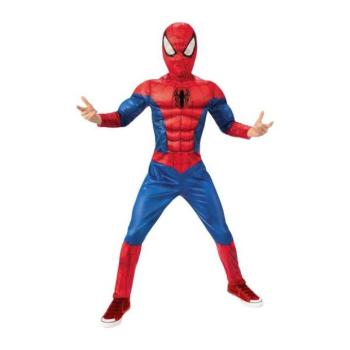 SPIDERMAN BLACK LINE gyerek jelmez méret L(122-128 cm) kép