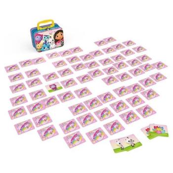 SpinMaster Társasjáték Memóriajáték bádog bőröndben GABBY'S DOLLHOUSE kép