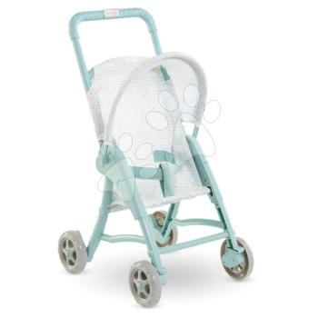 Sport babakocsi játékbabának Stroller Stars Corolle kék lehajtható kupolával 30 cm babának 18 hó-tól