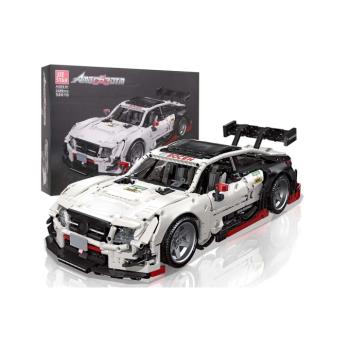 Sportautó építőkészlet 2489 darabos, fehér
