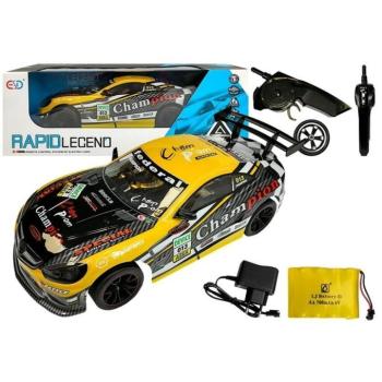 Sportautó távirányítóval 2.4GHz sárga kép