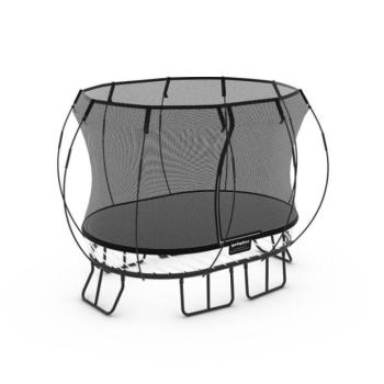 Springfree Trampoline® Kompakt Ovális (O47) Trambulin védőhálóval, 180 × 275 cm kép
