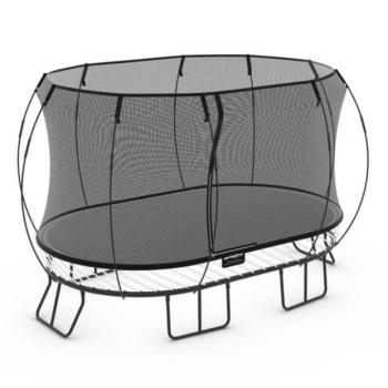 Springfree Trampoline® Nagy Ovális (O92) Trambulin védőhálóval, 240 × 400 cm kép
