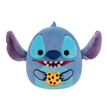Squishmallows Disney Stitch kekszével, 25 cm