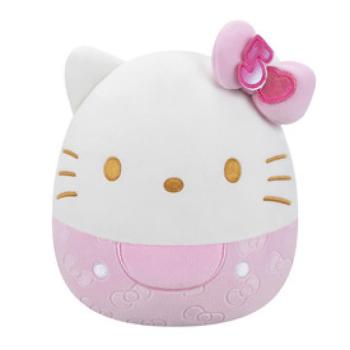 Squishmallows: Hello Kitty rózsaszínű 20cm