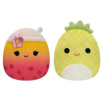 Squishmallows: Kifordítható plüss 2 az 1-ben 13 cm-es - bubble tea és ananász kép