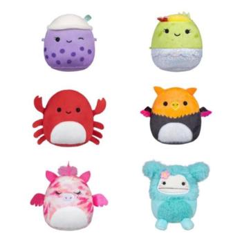 Squishmallows Micromallows 6 db-os csomag – Griff, Alicorn, Burrito, Rák, Nagyláb, Boba kép