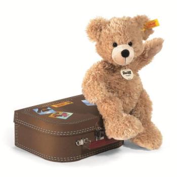 STEIFF Friends Fynn Teddy maci bőröndben, bézs plüss játék