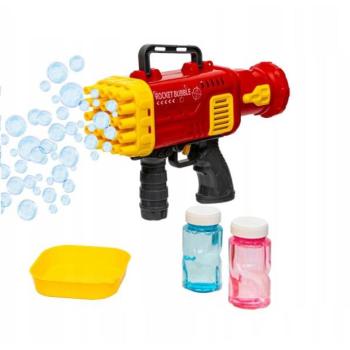 Sun Fun buborékfújó pisztoly 21cm elemmel és 2db utántöltővel kép