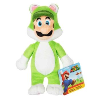 SUPER MARIO 2 Macska Luigi plüss játék 22cm kép