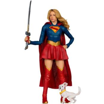 Supergirl (2026) DC Theatrical Deluxe Edition akciófigura Supergirl & Baby Krypto 17 cm kép