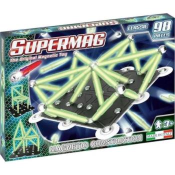 SUPERMAG mágneses építőkészlet Clasic glow 98db kép