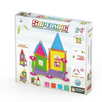 SUPERMAG mágneses építőkészlet House 55db kép
