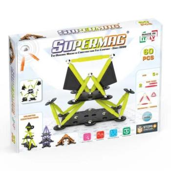 SUPERMAG mágneses építőkészlet Technicolor 60db kép