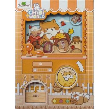 Sycomore Chibi világ – Gashapon jegyzetfüzet – kutya kép
