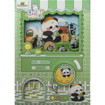 Sycomore Chibi világ – Gashapon jegyzetfüzet – panda kép