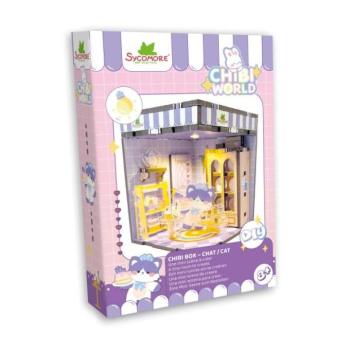 Sycomore Chibi világ - Mini doboz macskával kép